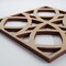 Ekena Millwork Extra Small Fleetwood Decorative Fretwork Wood Wall Panels, Hickory, 7 3/8"W x 7 3/8"H x 3/8"T WALW08X08X0375FLTHI - alternate 3